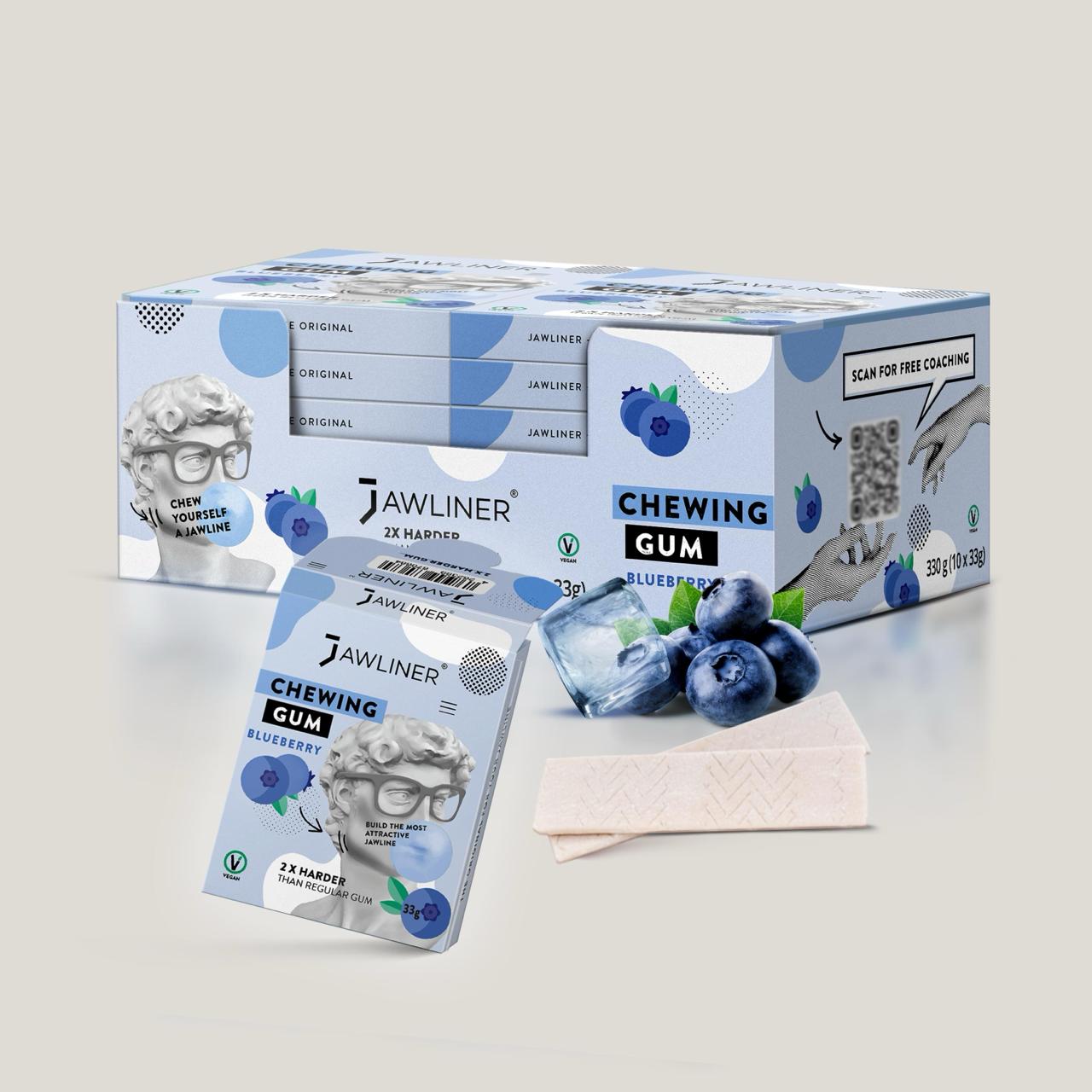 Chicle para Mandíbula - Arándano - Medium